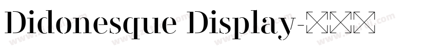 Didonesque Display字体转换